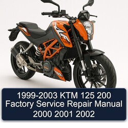 1999-2003 KTM 125 Service Repair Workshop Manual PDF