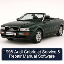 1998 Audi Cabriolet Software Service Repair Workshop Manual PDF