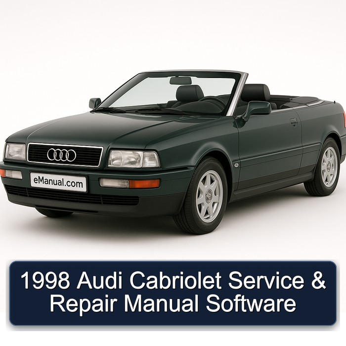 1998 Audi Cabriolet Software Service Repair Workshop Manual PDF