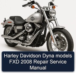 2008 Harley Davidson Model F Dyna Models FXD Service Repair Workshop Manual PDF