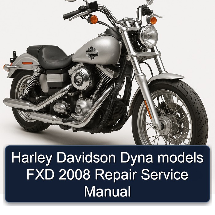 2008 Harley Davidson Model F Dyna Models FXD Service Repair Workshop Manual PDF