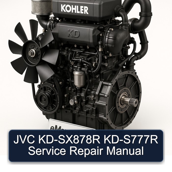 Kohler KD Series JVC Kd-sx878r KD-S777R Service Repair Workshop Manual PDF