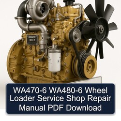 WA470-6 WA480-6 Loader Shop Service Repair Workshop Manual PDF