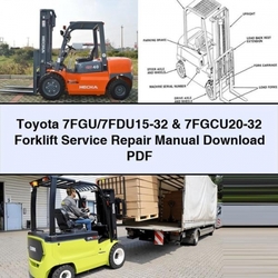 Toyota 7fgu/7fdu15-32 7fgcu20-32 Forklift Service Repair Workshop Manual PDF