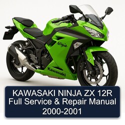 2000-2001 Kawasaki Ninja ZX 12R Service Repair Workshop Manual PDF