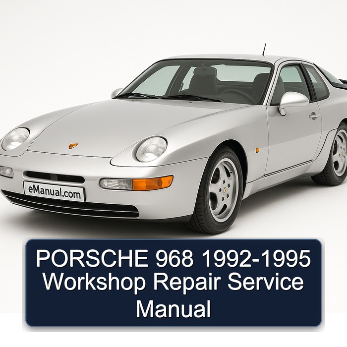 1992-1995 Porsche 968 Service Repair Workshop Manual PDF