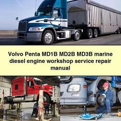 Volvo Penta MD1B MD2B MD3B marine diesel engine Service Repair Workshop Manual PDF