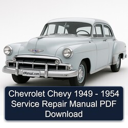 1954 Chevrolet Chevy Service Repair Workshop Manual PDF