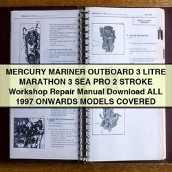 Mercury Outboard 3 Litre Marathon Sea Pro 2 Stroke Service Repair Workshop Manual PDF