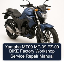 Yamaha FZ Models MT09 MT-09 FZ-09 Bike Service Repair Workshop Manual PDF