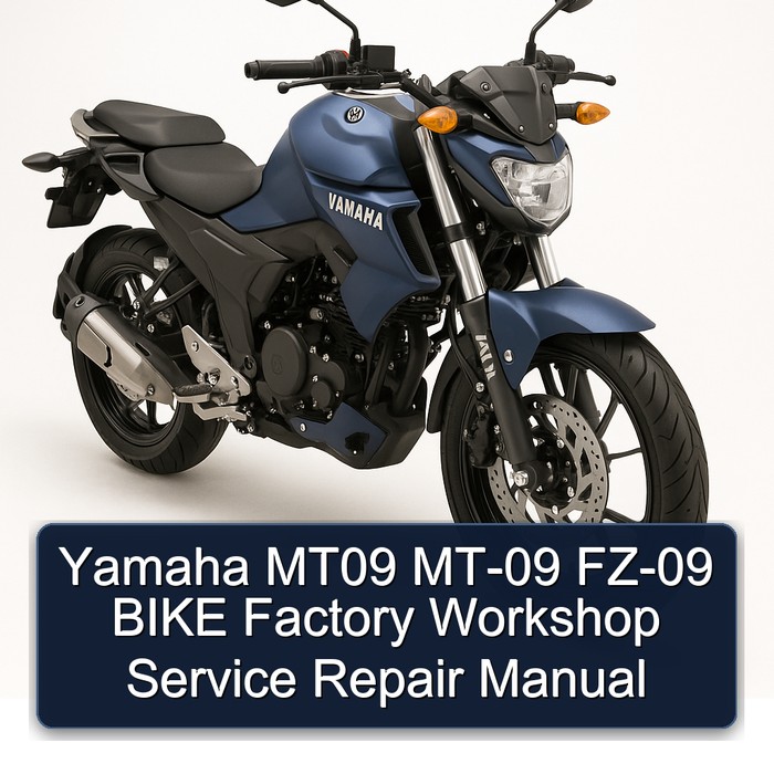 Yamaha FZ Models MT09 MT-09 FZ-09 Bike Service Repair Workshop Manual PDF