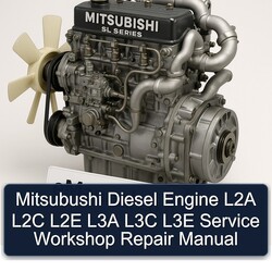 Mitsubishi SL Series S 3 L 4 Mitsubushi Diesel Engine L2A L2C L2E L3A L3C L3E Service Repair Workshop Manual PDF