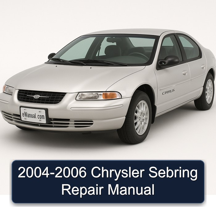 2004-2006 Chrysler Sebring Service Repair Workshop Manual PDF