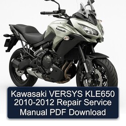 2010-2012 Kawasaki Versys KLE650 Service Repair Workshop Manual PDF