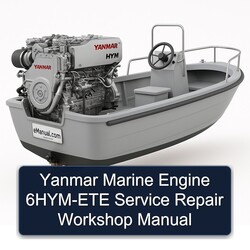 Yanmar Marine Engine 6HYM-ETE Service Repair Workshop Manual PDF