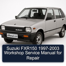 1997-2003 Suzuki FXR Models FXR150 Service Repair Workshop Manual PDF