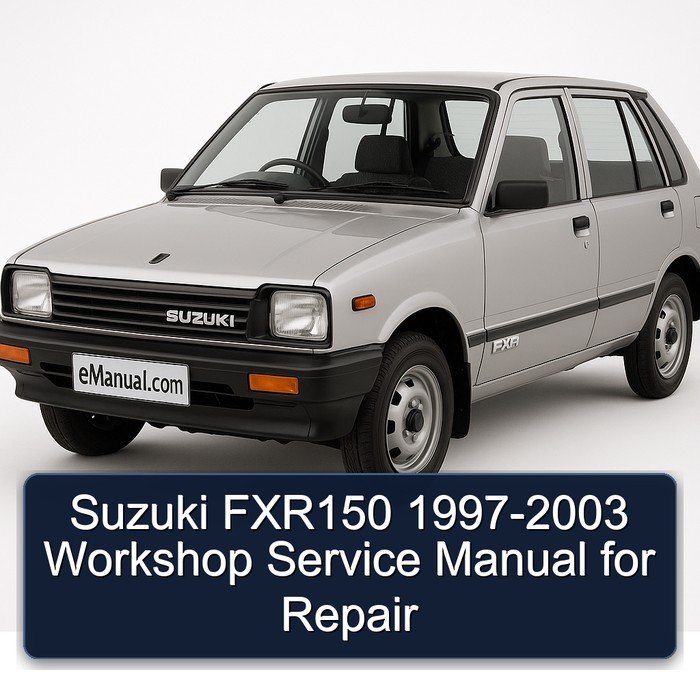 1997-2003 Suzuki FXR Models FXR150 Service Repair Workshop Manual PDF
