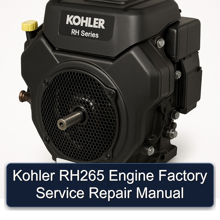 Kohler RH Series RH265 Engine Service Repair Workshop Manual PDF