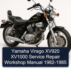 1982-1985 Yamaha Virago XV920 XV1000 Service Repair Workshop Manual PDF