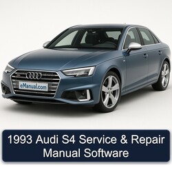 1993 Audi S4 Software Service Repair Workshop Manual PDF