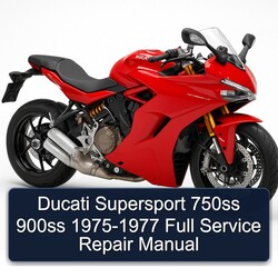 1975-1977 Ducati Supersport 750SS 900SS Service Repair Workshop Manual PDF