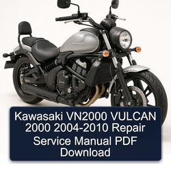 2000-2010 Kawasaki Vulcan VN2000 Service Repair Workshop Manual PDF