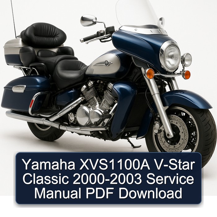 2000-2003 Aprilia Classic Yamaha XVS1100A V-STAR Service Repair Workshop Manual PDF