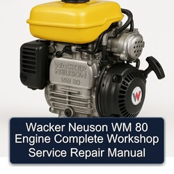 Wacker Neuson WM 80 Engine Service Repair Workshop Manual PDF