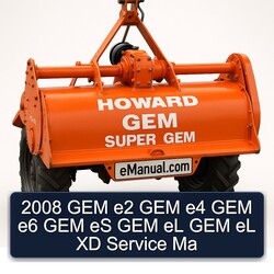 2008 GEM E2 E4 E6 Es El XD Ma Service Repair Workshop Manual PDF