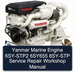 Yanmar Marine Engine 6SY-STP2 6sy655 8SY-STP Service Repair Workshop Manual PDF