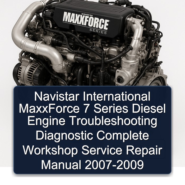 2007-2009 Navistar International Maxxforce 7 Series Diesel Engine Diagnostic Service Repair Workshop Manual PDF