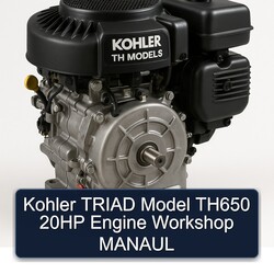 Kohler TH Models Triad Model TH650 20HP Engine Manaul Service Repair Workshop Manual PDF
