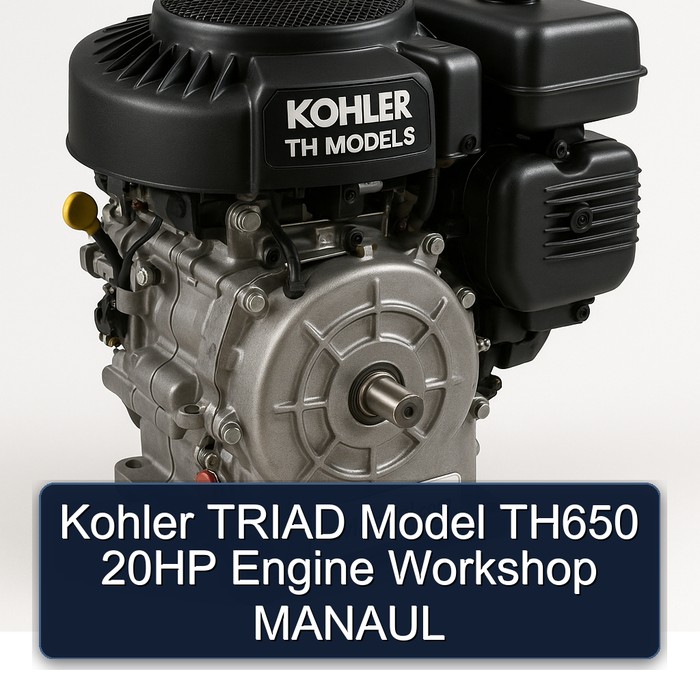 Kohler TH Models Triad Model TH650 20HP Engine Manaul Service Repair Workshop Manual PDF