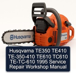 1995 Husqvarna TE Models TE350 TE410 Te-350-410 TE610 TC610 Te-tc-610 Service Repair Workshop Manual PDF