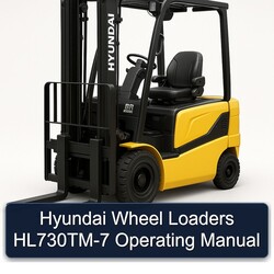 Hyundai Wheel Loaders Hl730tm-7 Operating Service Repair Workshop Manual PDF