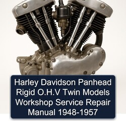 1957 Harley Davidson Model F Panhead Rigid O.h.v Twin Models 1948 Service Repair Workshop Manual PDF