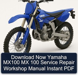 Yamaha MX Models Now MX100 100 Service Repair Workshop Manual PDF