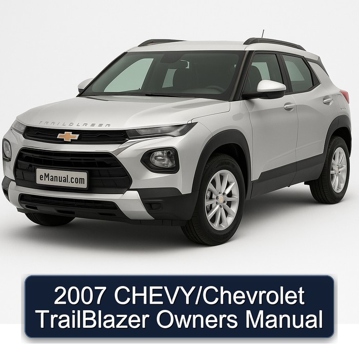 2007 Chevrolet Trailblazer Chevy/ Owners Owner's Manual PDF
