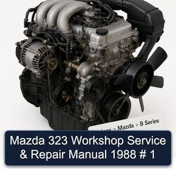 1988 Mazda 121 Service Repair Workshop Manual PDF