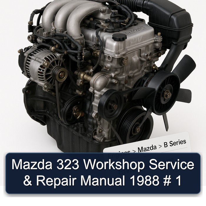 1988 Mazda 121 Service Repair Workshop Manual PDF