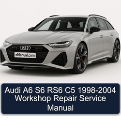 1998-2004 Audi RS6 A6 S6 C5 Service Repair Workshop Manual PDF