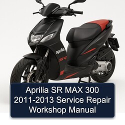 2011-2013 NSU Max Aprilia SR 300 Service Repair Workshop Manual PDF