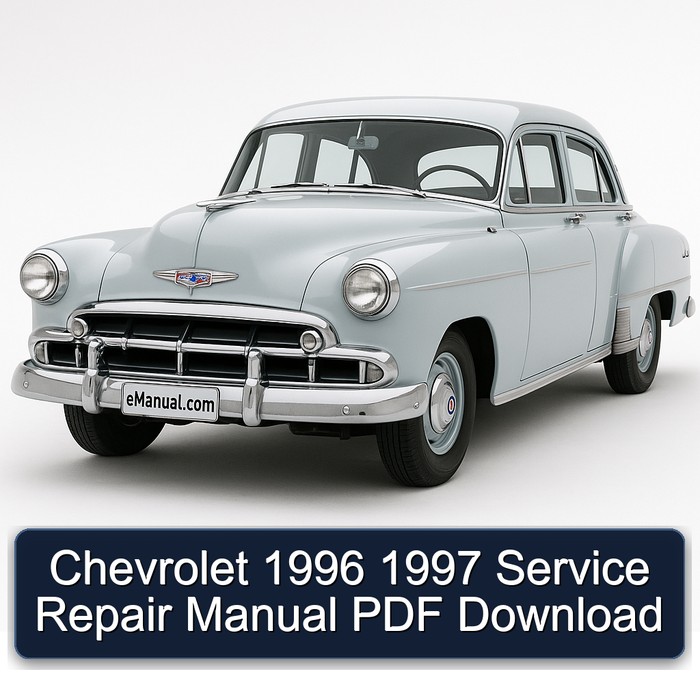 1996-1997 Chevrolet Passenger Service Repair Workshop Manual PDF