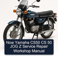 Yamaha Jog Now CS50 Cs 50 Z Service Repair Workshop Manual PDF