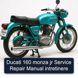 Ducati Monza 160 Jr Intretinere Service Repair Workshop Manual PDF