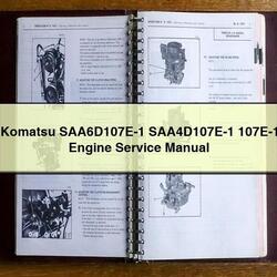Komatsu Saa6d107e-1 Saa4d107e-1 107E-1 Engine Service Repair Workshop Manual PDF