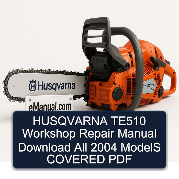 2004 Husqvarna TE Models TE510 All Covered Service Repair Workshop Manual PDF