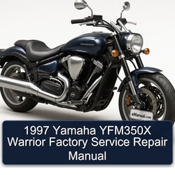 1997 Yamaha Warrior YFM350X Service Repair Workshop Manual PDF