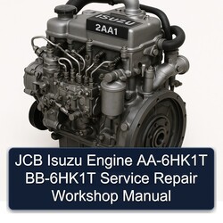 JCB Isuzu Engine AA-6HK1T BB-6HK1T Service Repair Workshop Manual PDF