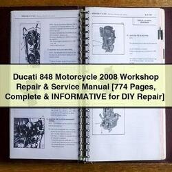 2008 Ducati 848 Motorcycle [774 Pages Informative DIY ] Service Repair Workshop Manual PDF